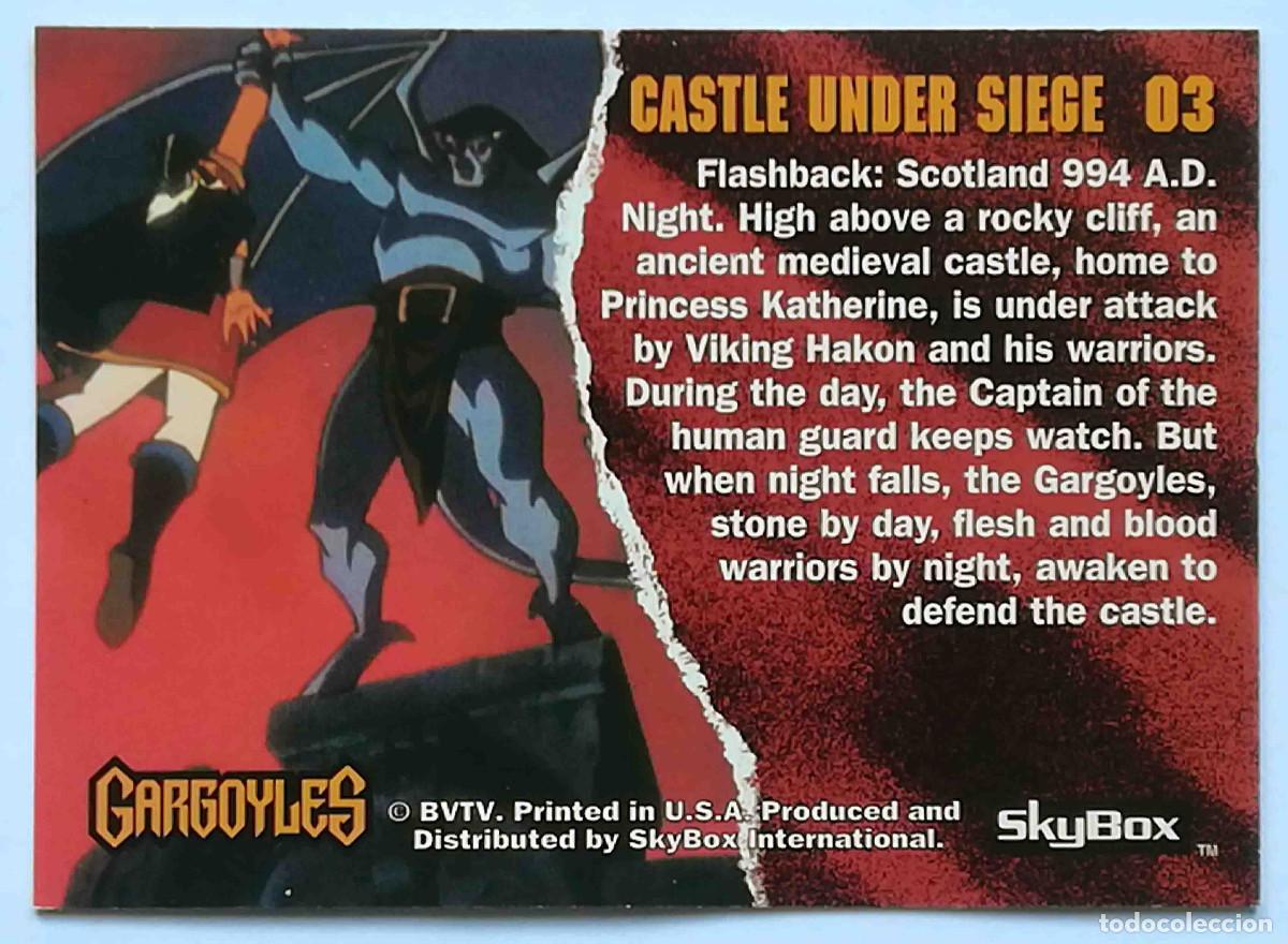 Trading cards: Gargoyles N&ordm; 03 Castle Under Siege - Skybox. - Foto 2