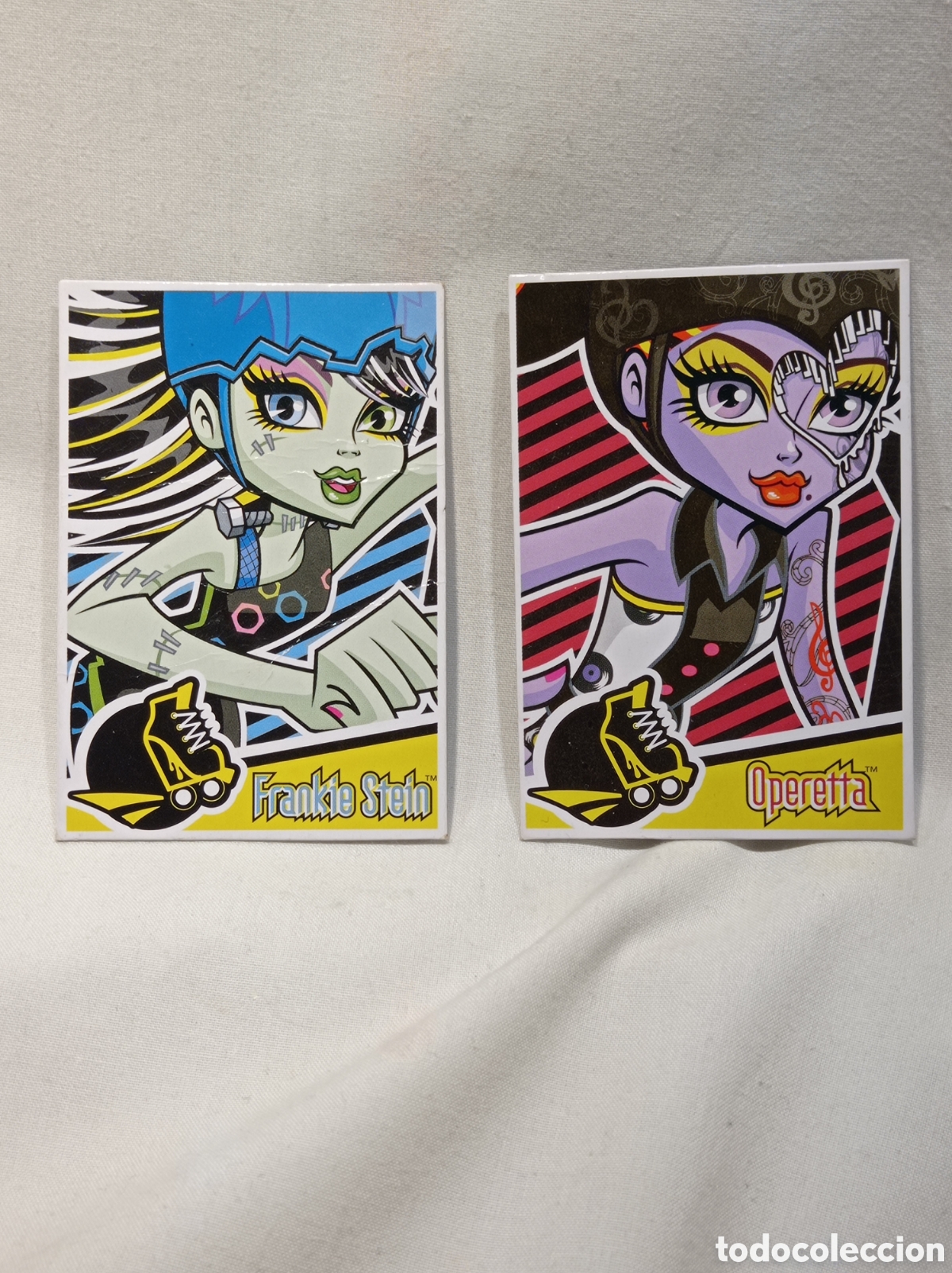 Trading Cards: 2 TRADING CARDS MONSTER HIGH OPERETTA Y FRANKIE STEIN