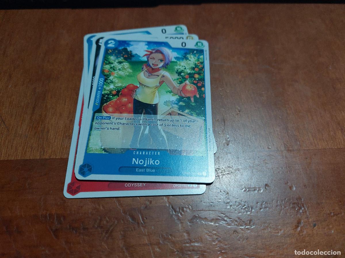 Trading cards: OP03-048 NOJIKO. ONE PIECE EN INGL&Eacute;S. CARTA. CROMO. BUEN ESTADO. TRADING CARDS