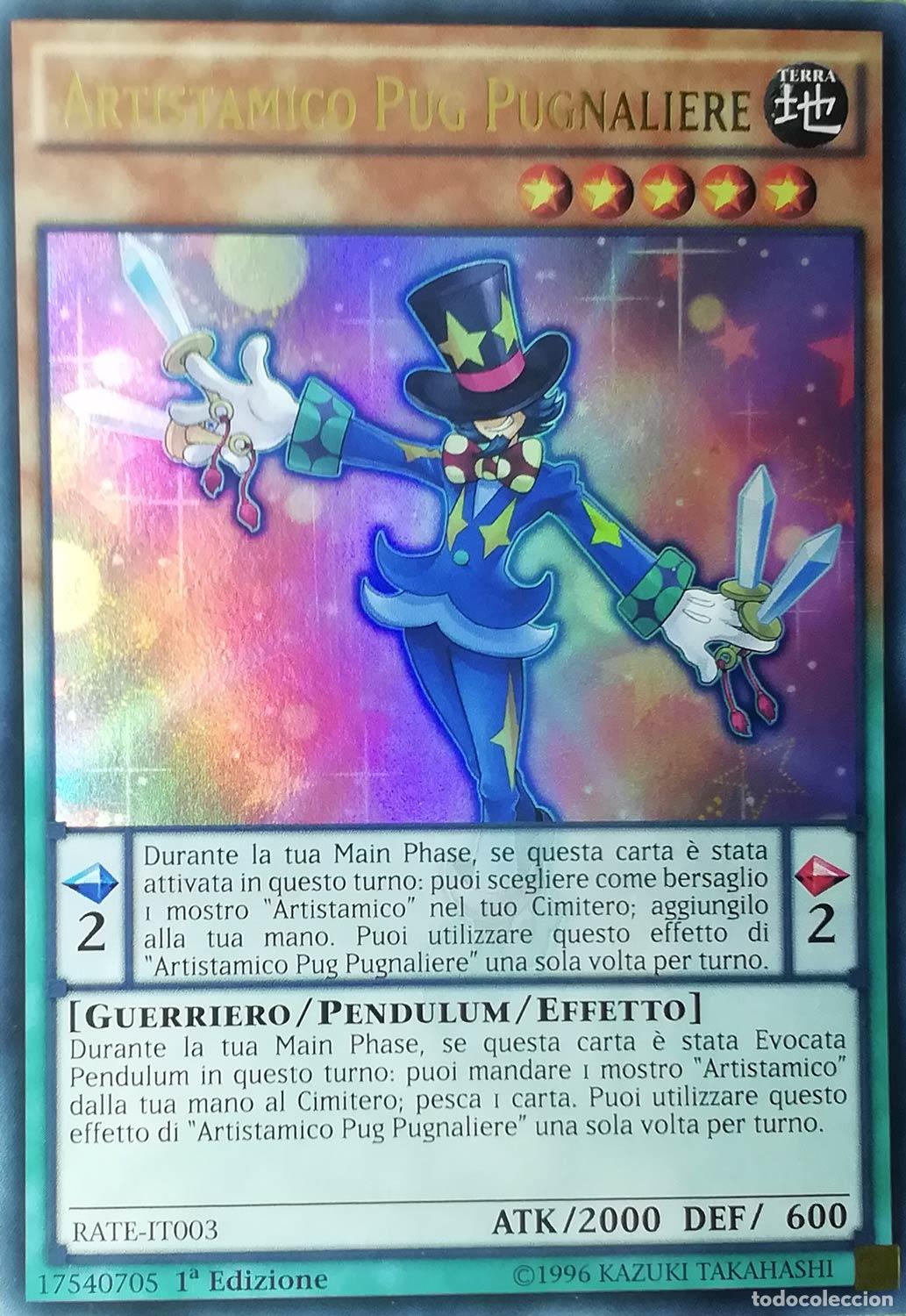 carta yugioh-artistamico pug pugnaliere-rate-it - Compra venta en  todocoleccion