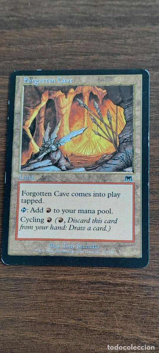 Trading cards: MAGIC. THE GATHERING. DECKMASTER CARD FORGOTTEN CAVE - Foto 1
