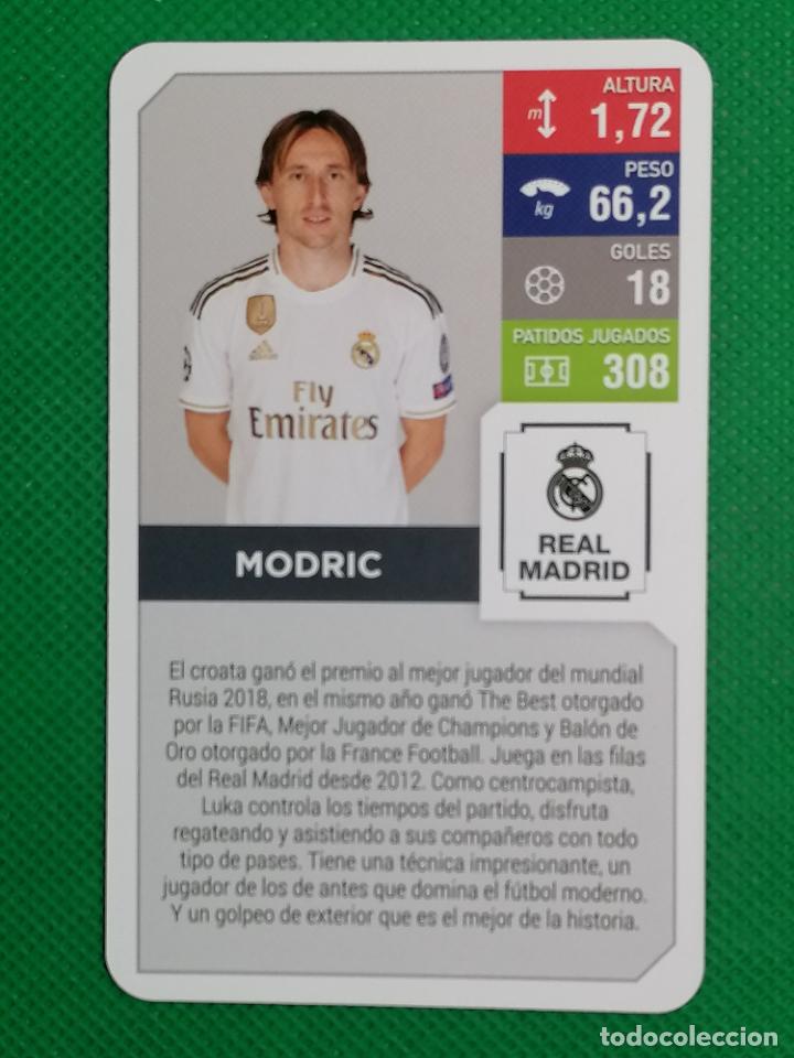 Trading cards: REAL MADRID MODRIC TOP TRUMPS - Foto 1