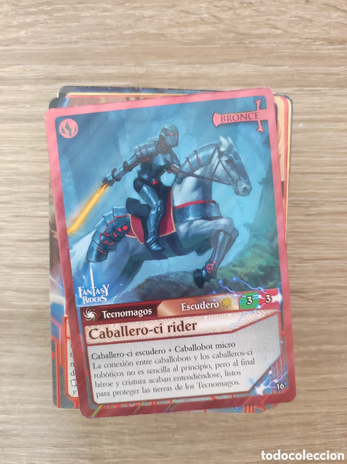Trading cards: lite 71 cartas fantasy riders - Foto 1