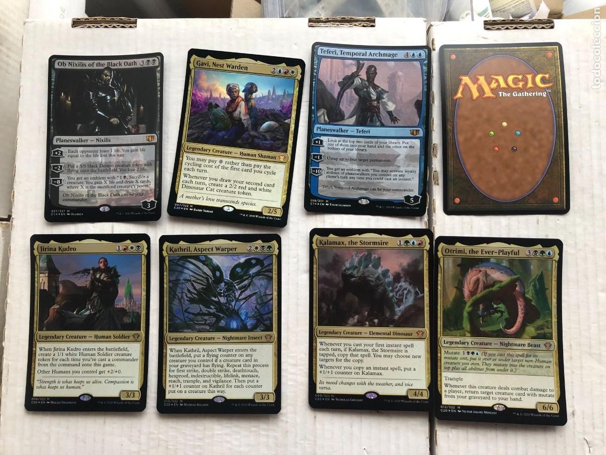 Trading Cards: 7 CARTAS GIGANTES DE MAGIC THE GATHERING MTG KREATEN