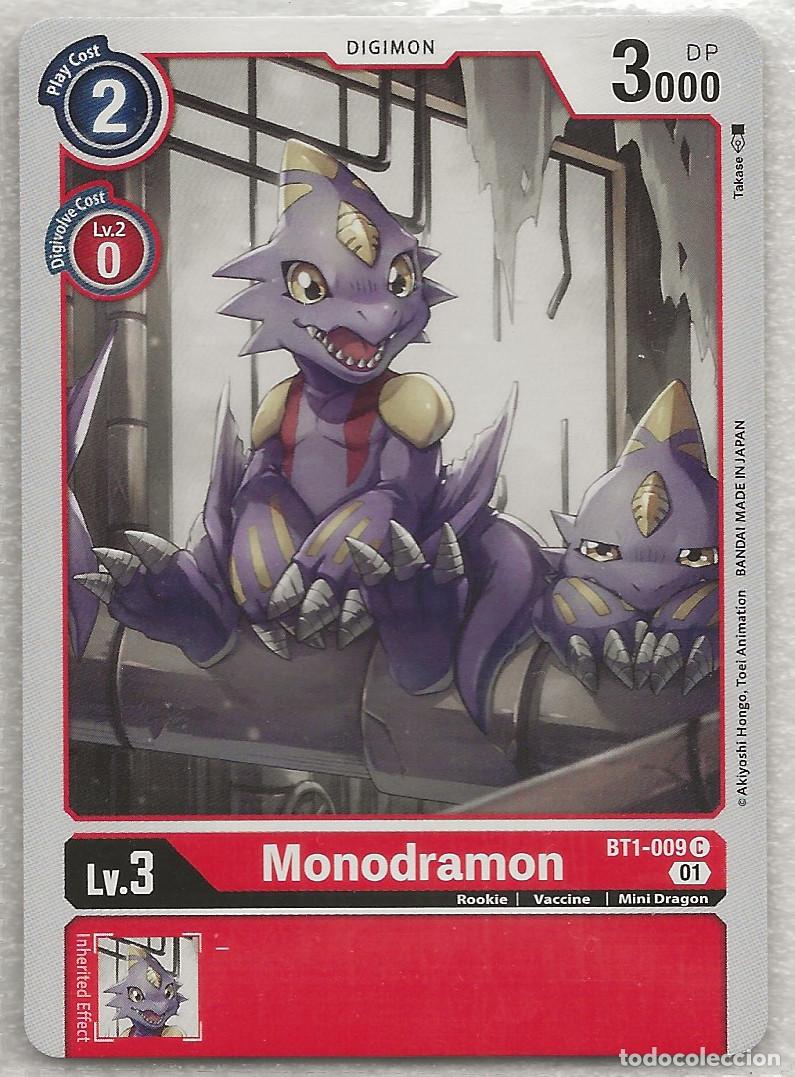 Trading Cards: Digimon TCG 2020 BT1-009 Monodramon AA