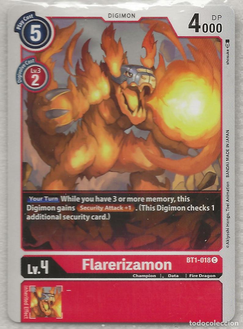 Trading Cards: Digimon TCG 2020 BT1-018 Flarerizamon