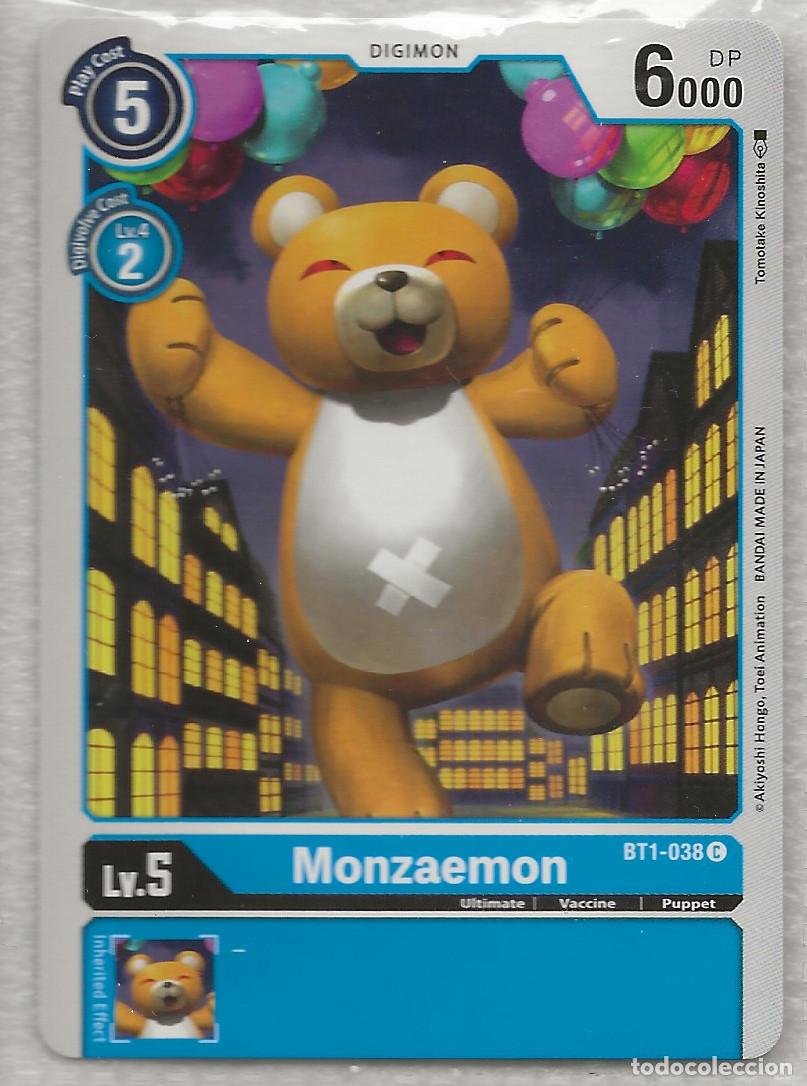 Trading cards: Digimon TCG 2020 BT1-038 Monzaemon - Foto 1