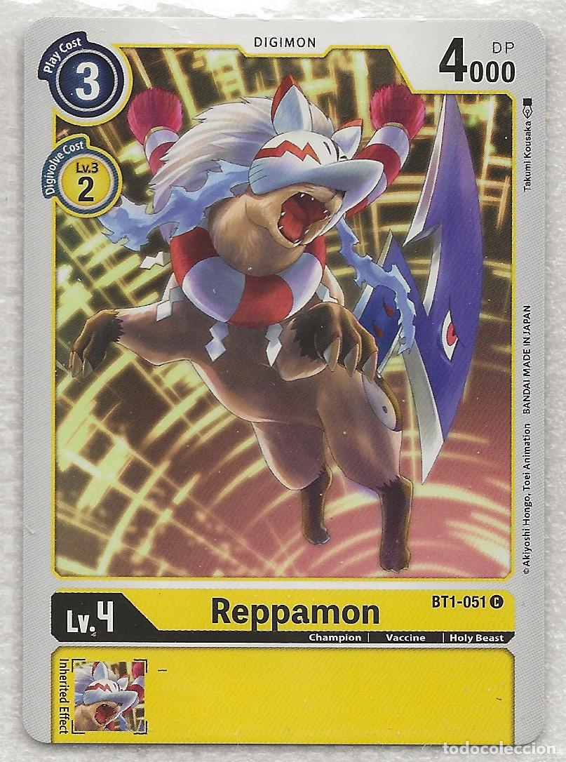 Trading Cards: Digimon TCG 2020 BT1-051 Reppamon