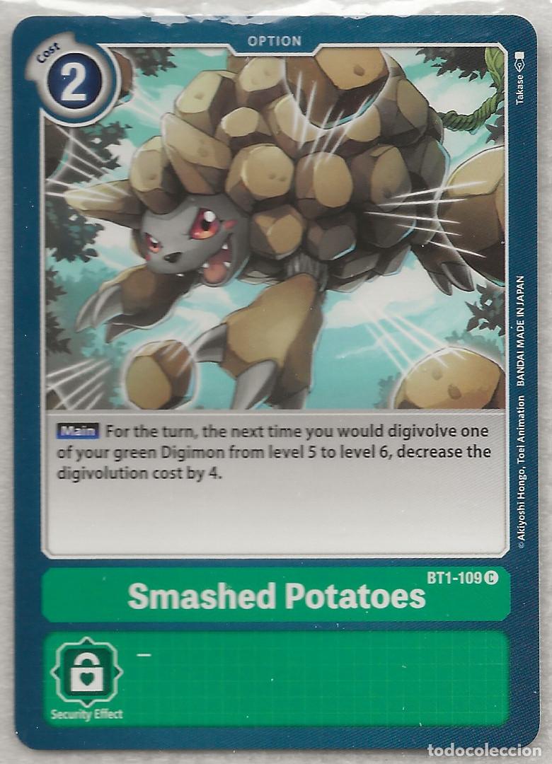 Trading Cards: Digimon TCG 2020 BT1-109 Smashed Potatoes