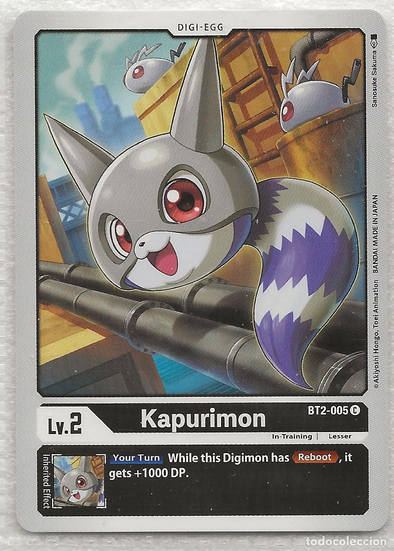Trading cards: Digimon TCG 2020 BT2-005 Kapurimon - Foto 1