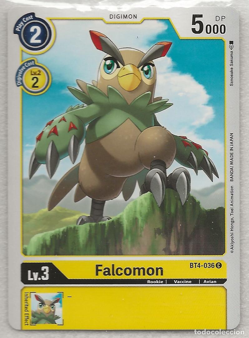 Trading Cards: Digimon TCG 2020 BT4-036 Falcomon
