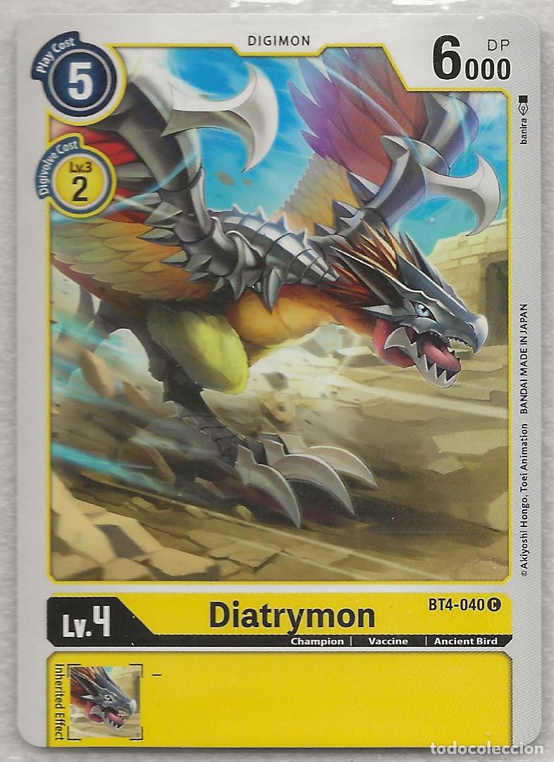 Trading Cards: Digimon TCG 2020 BT4-040 Diatrymon