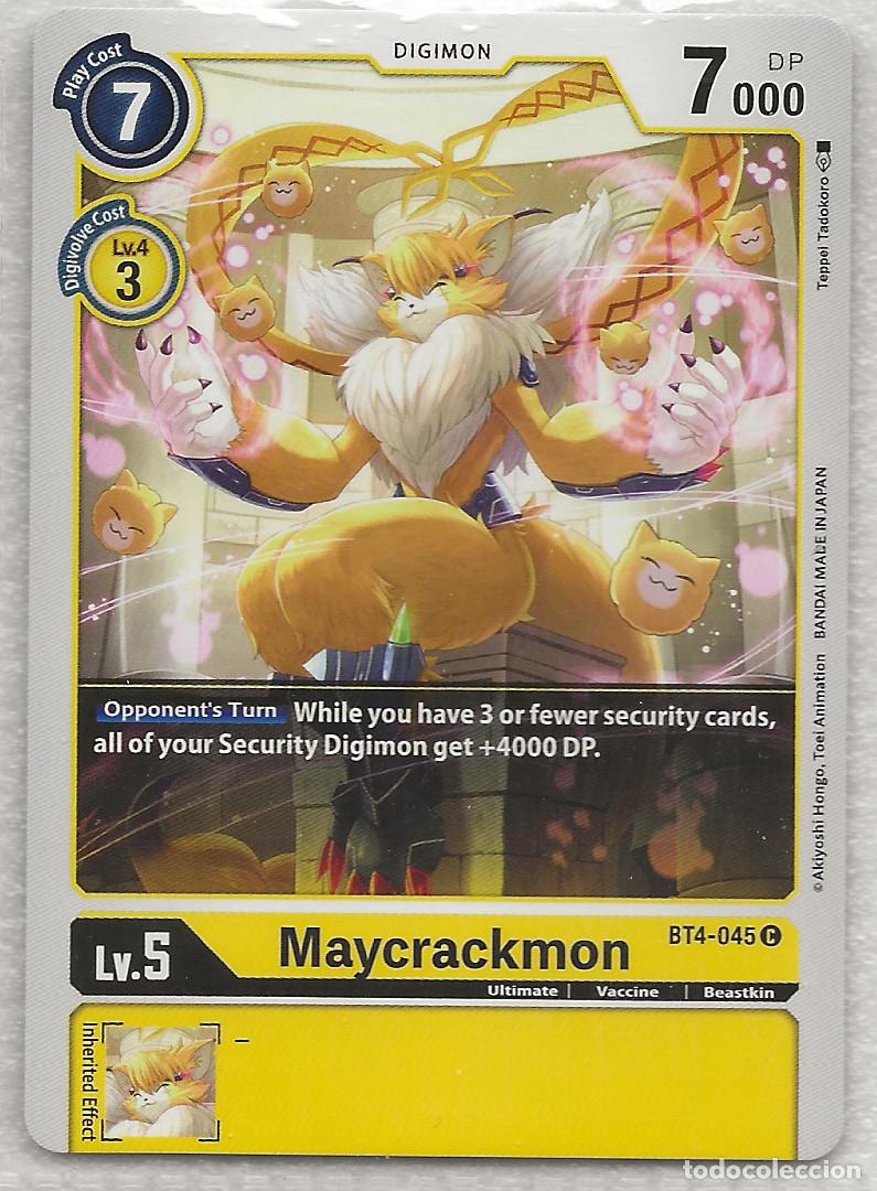 Trading Cards: Digimon TCG 2020 BT4-045 Maycrackmon