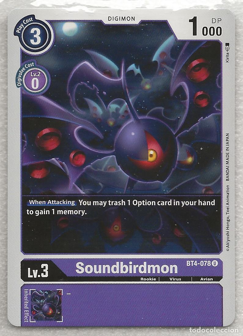 Trading Cards: Digimon TCG 2020 BT4-078 Soundbirdmon