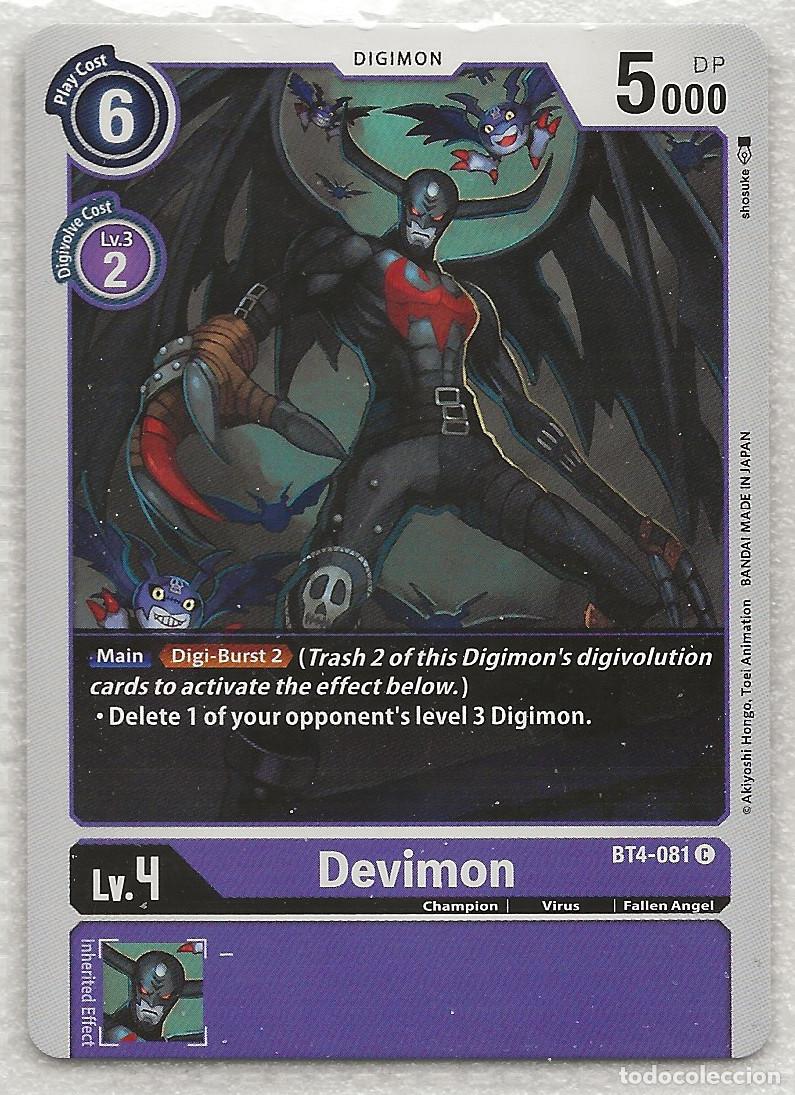 Trading cards: Digimon TCG 2020 BT4-081 Devimon - Foto 1