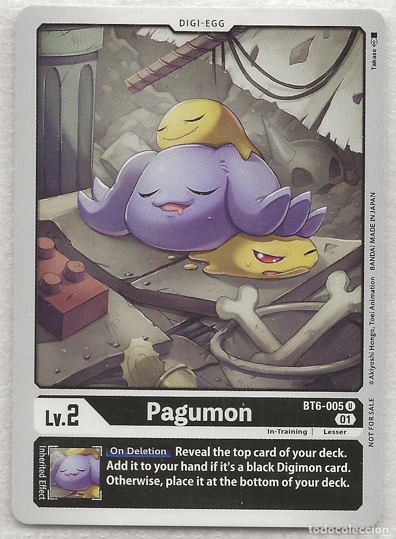 Trading Cards: Digimon TCG 2020 BT6-005 Pagumon