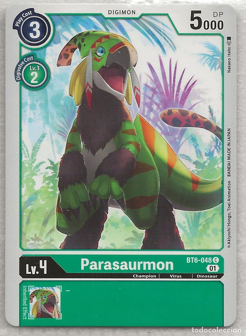 Trading Cards: Digimon TCG 2020 BT6-048 Parasaurmon