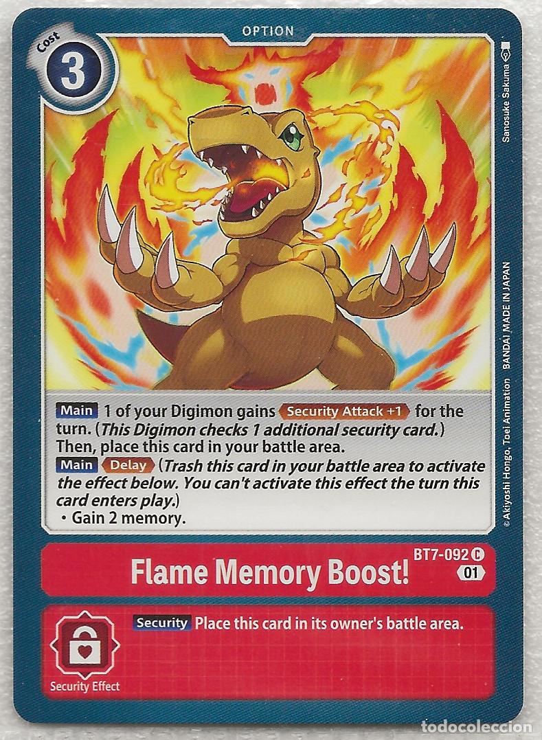 Trading Cards: Digimon TCG 2020 BT7-092 Flame Memory Boost!