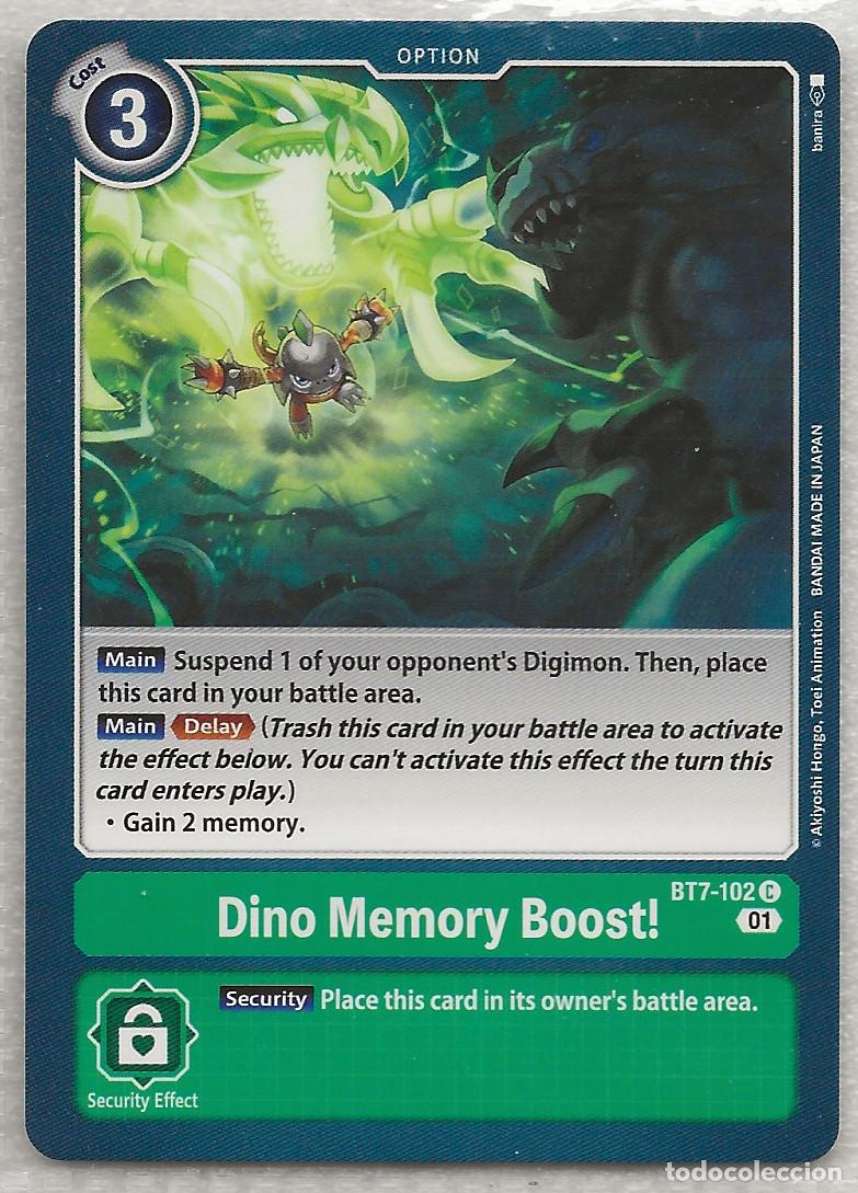 Trading Cards: Digimon TCG 2020 BT7-102 Dino Memory Boost!