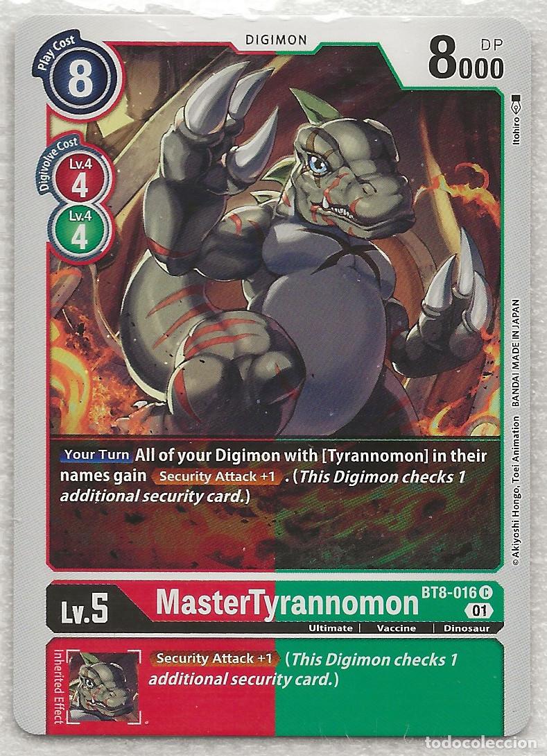 Trading Cards: Digimon TCG 2020 BT8-016 MasterTyrannomon