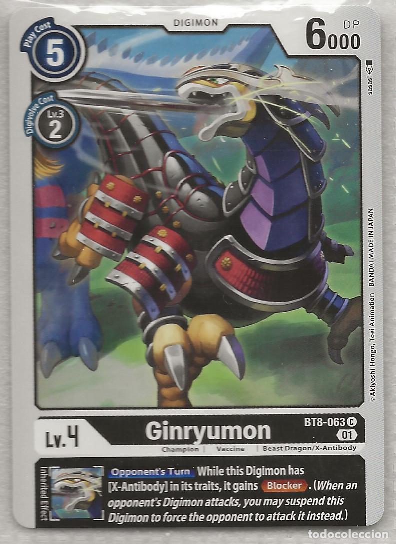 Trading Cards: Digimon TCG 2020 BT8-063 Ginryumon