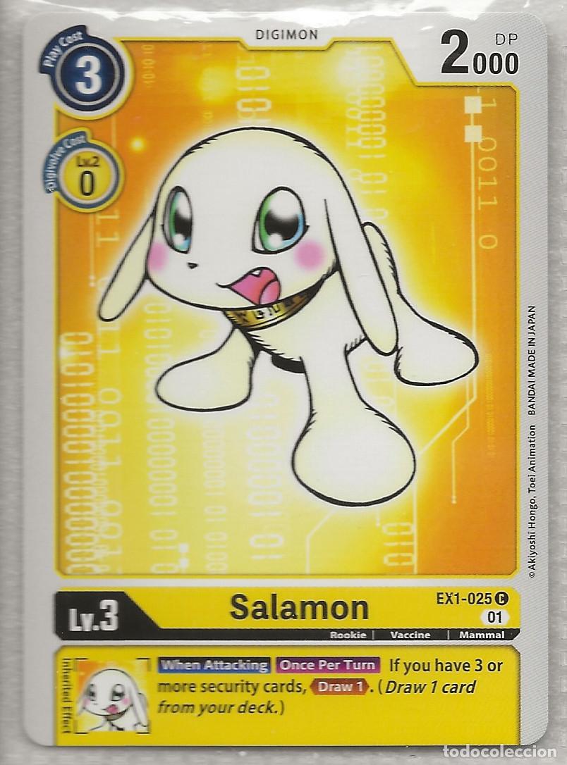 Trading Cards: Digimon TCG 2020 EX1-025 Salamon