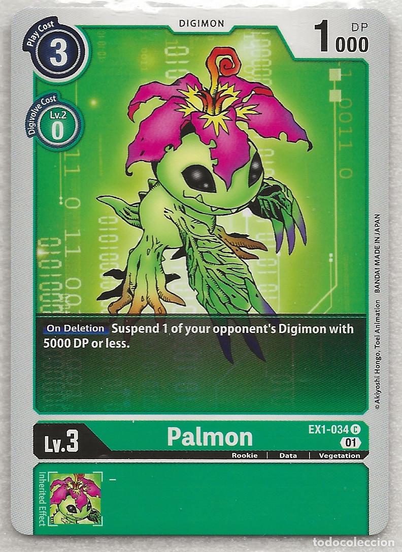 Trading cards: Digimon TCG 2020 EX1-034 Palmon - Foto 1