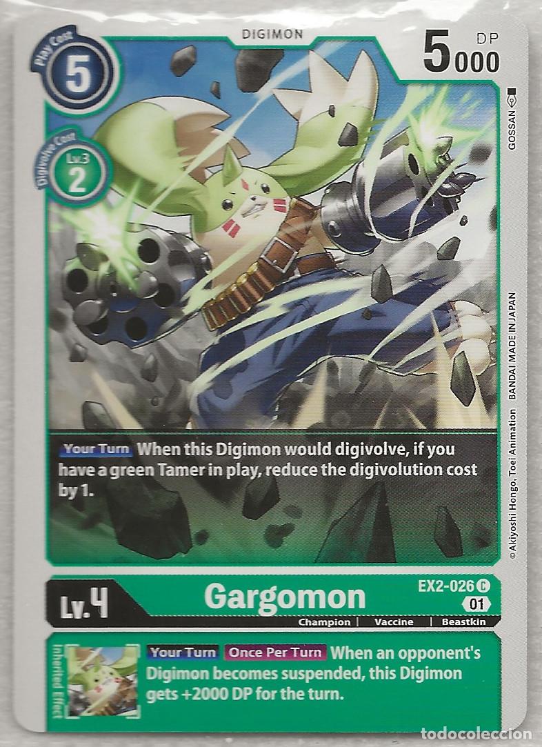 Trading Cards: Digimon TCG 2020 EX2-026 Gargomon