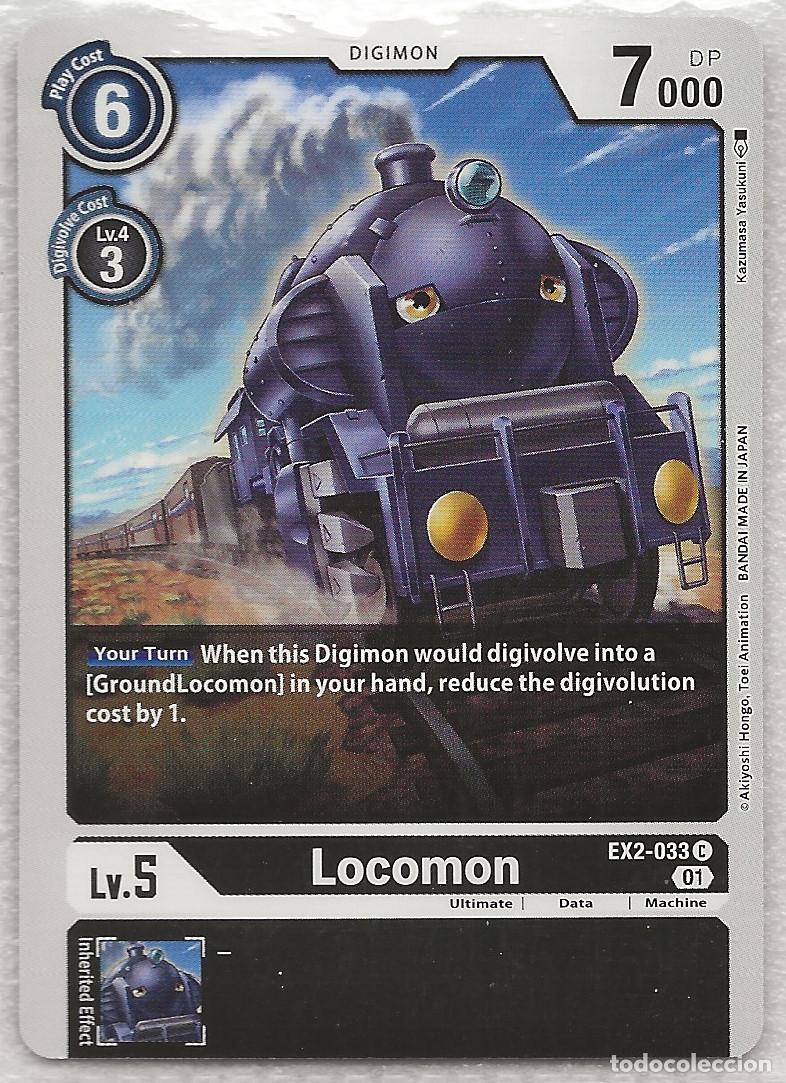 Trading Cards: Digimon TCG 2020 EX2-033 Locomon