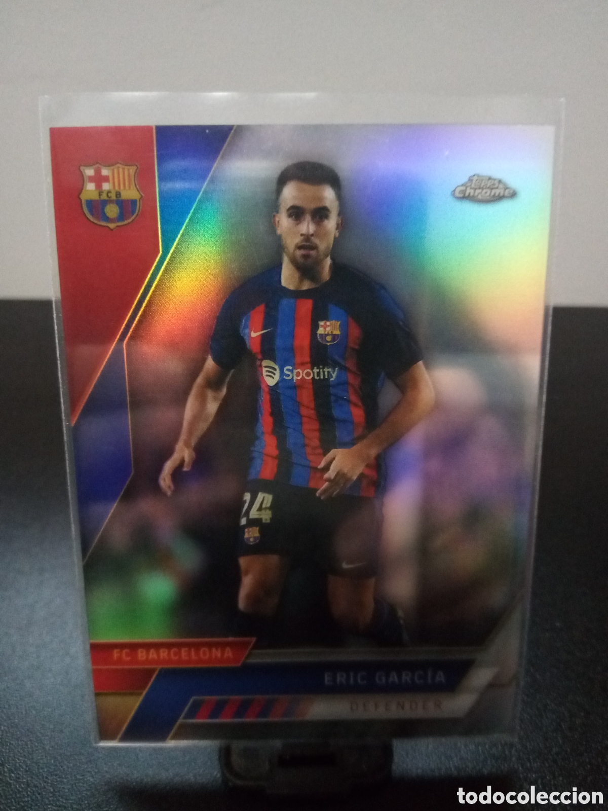Figurine Collezionabili: #71 ERIC GARCIA REFRACTOR FC BARCELONA TOPPS 2023
