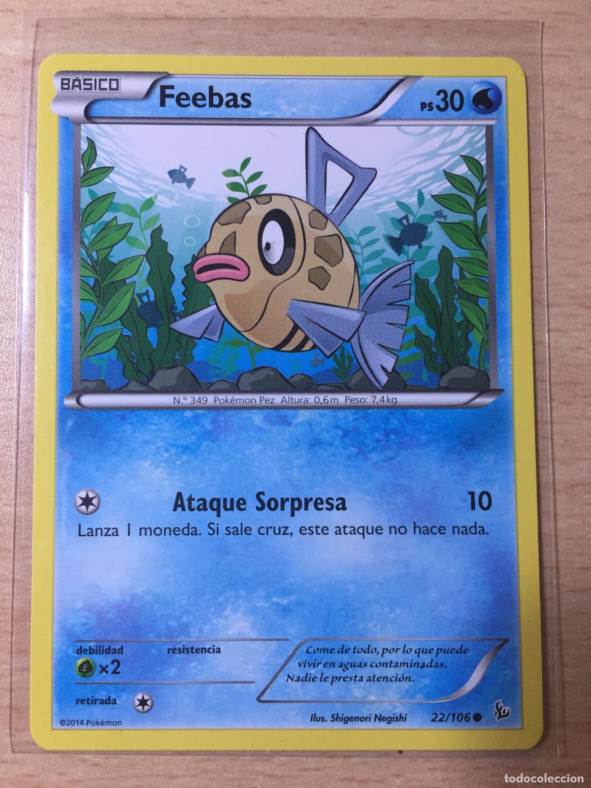 Trading cards: 2014 - FEEBAS - POKEMON - Foto 1