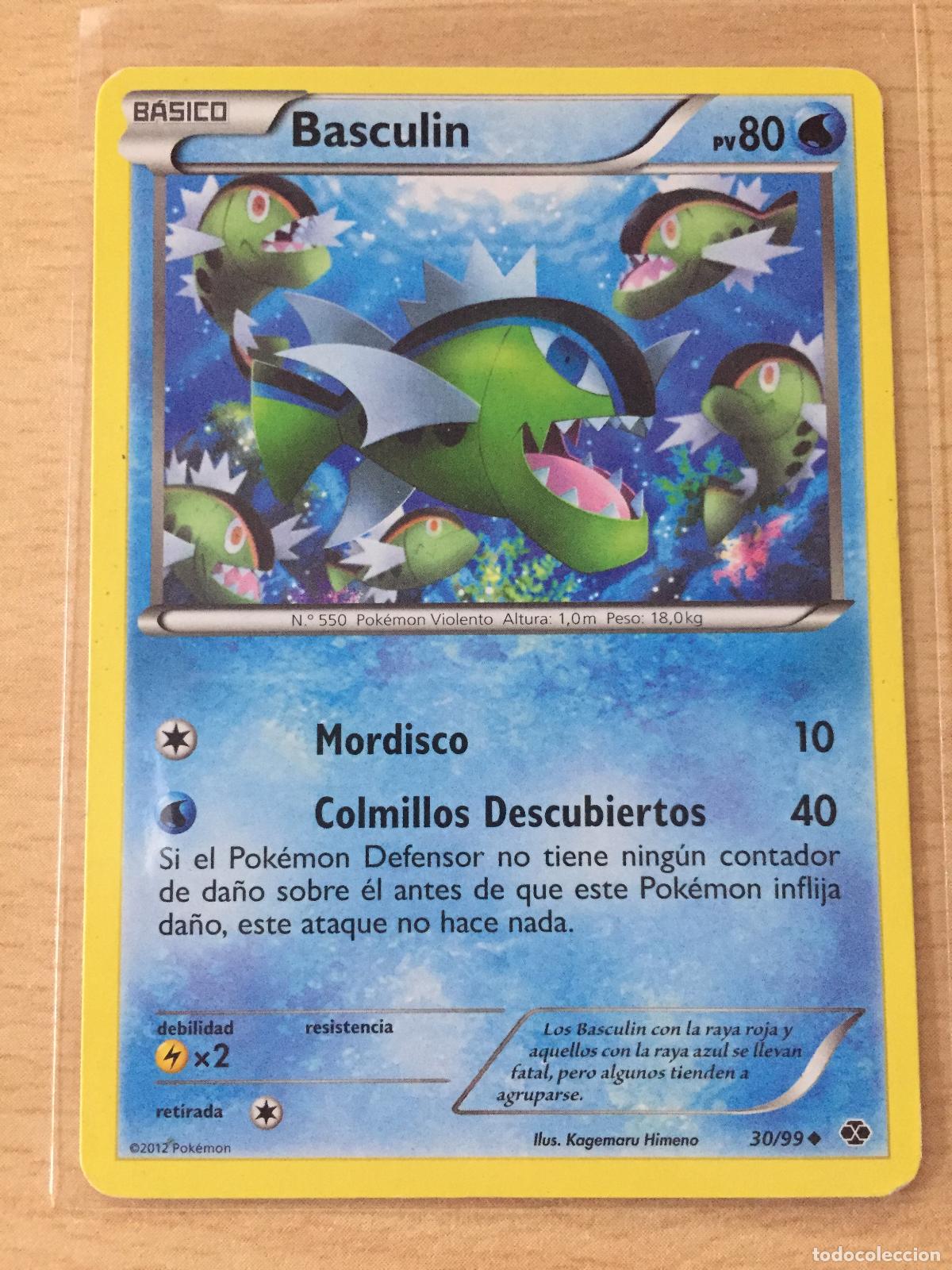 Trading cards: 2012 - BASCULIN - POKEMON - Foto 1