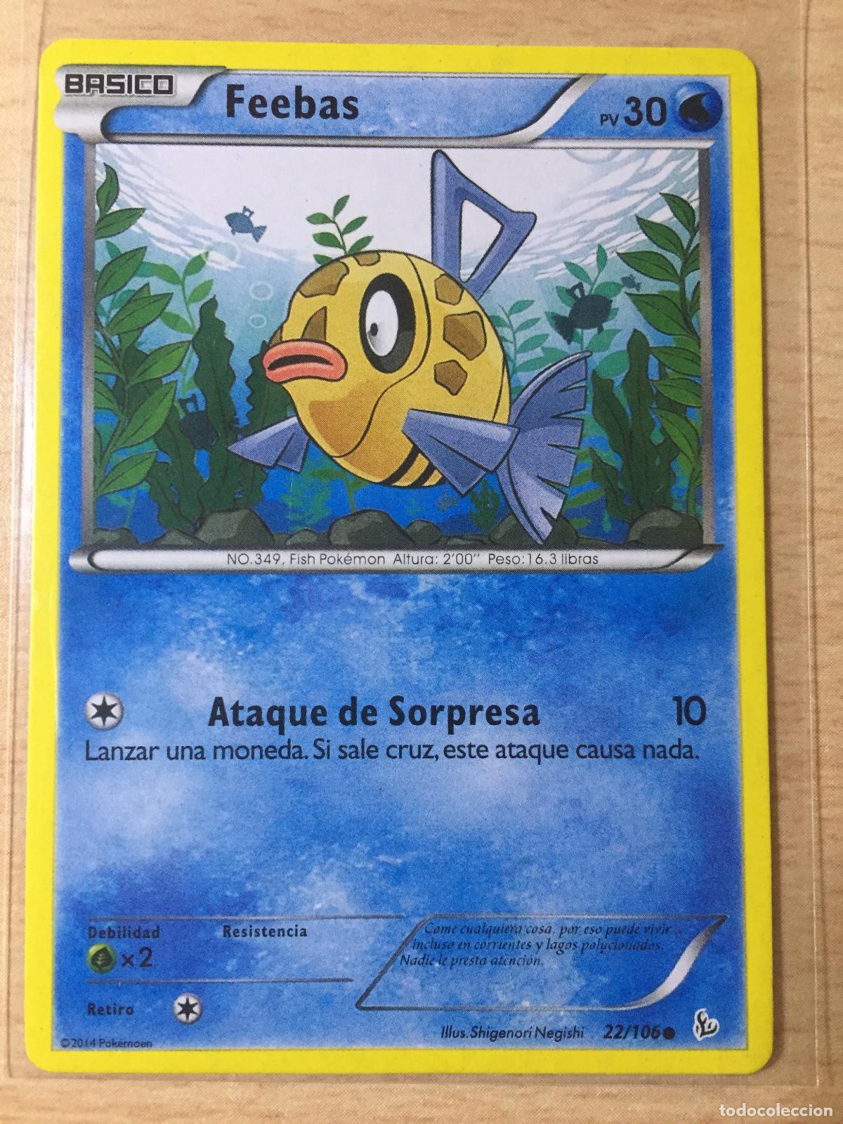 Trading cards: 2014 - FEEBAS - POKEMON - Foto 1