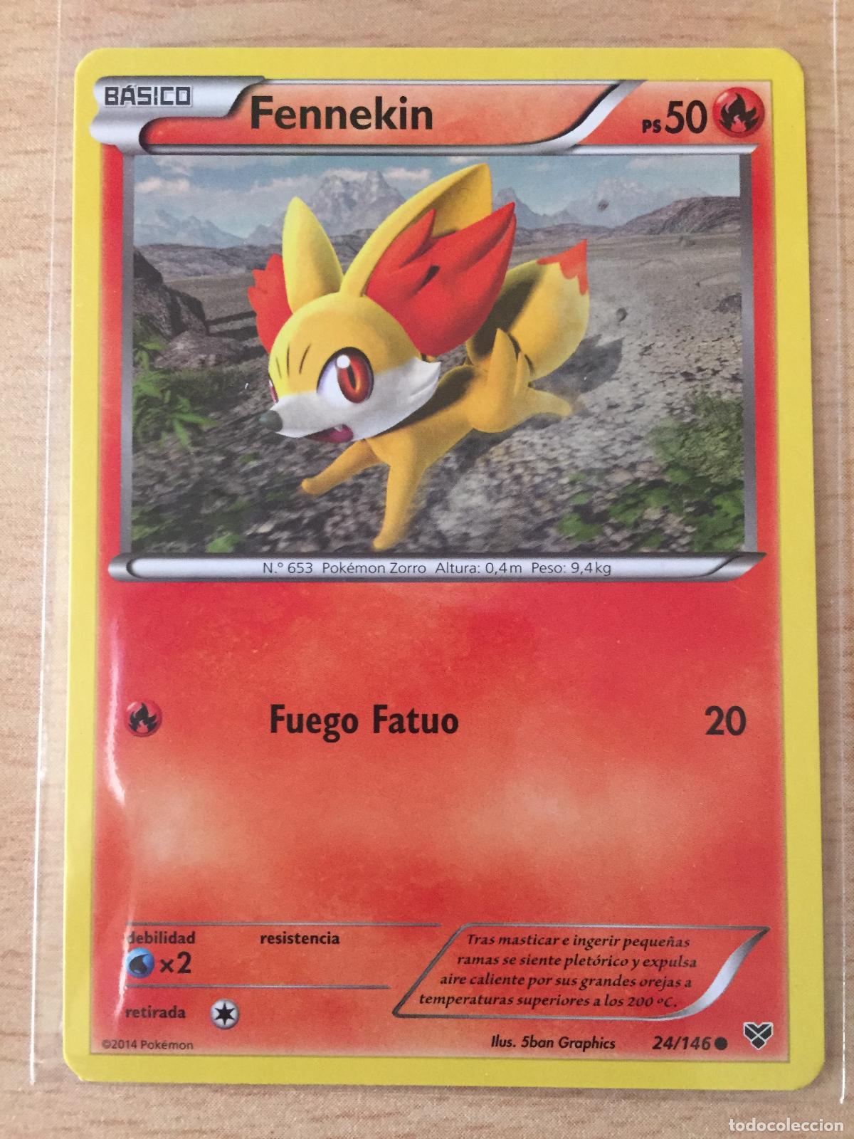 Trading cards: 2014 - FENNEKIN - POKEMON - Foto 1