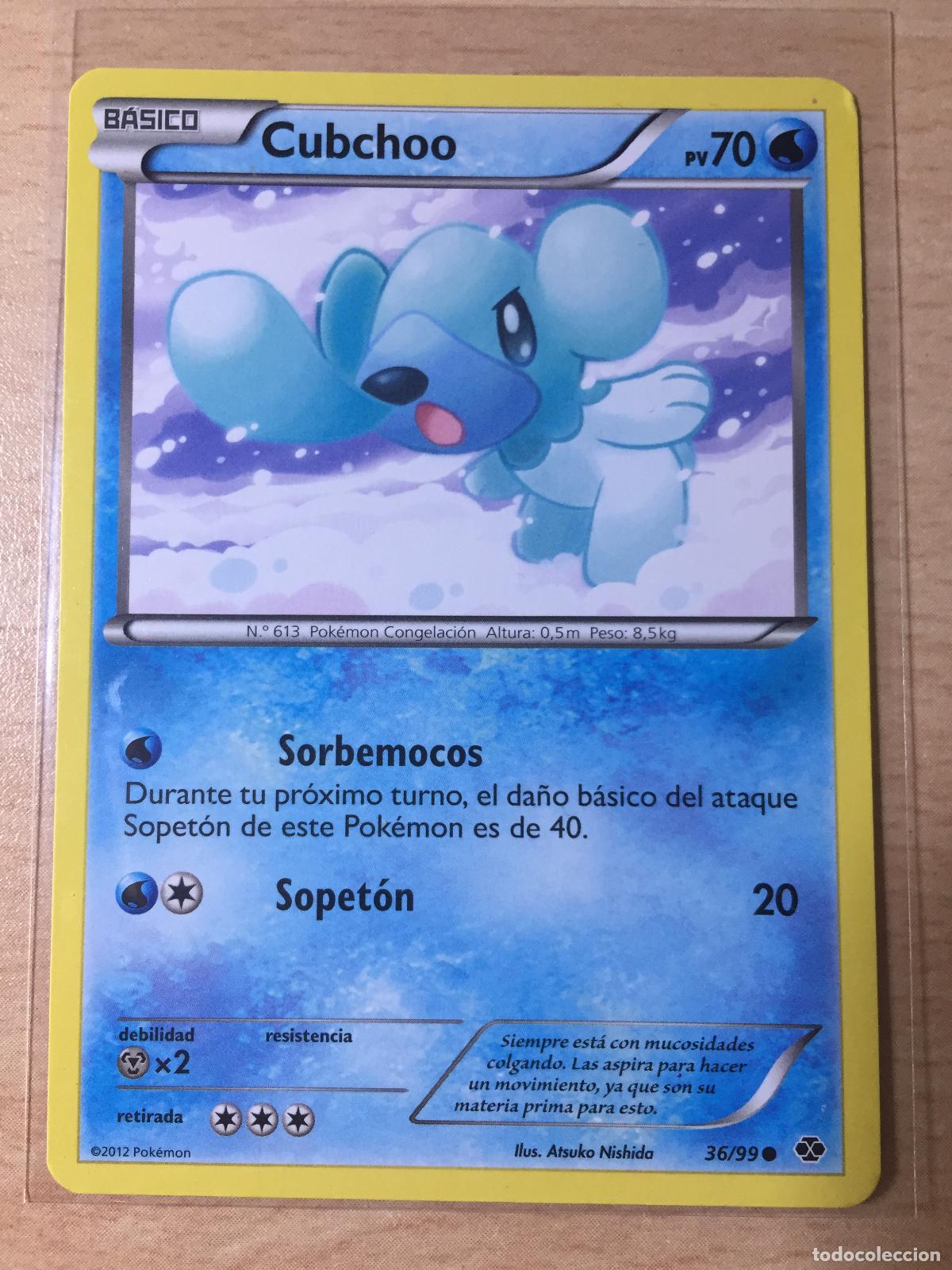 Trading cards: 2012 - CUBCHOO - POKEMON - Foto 1