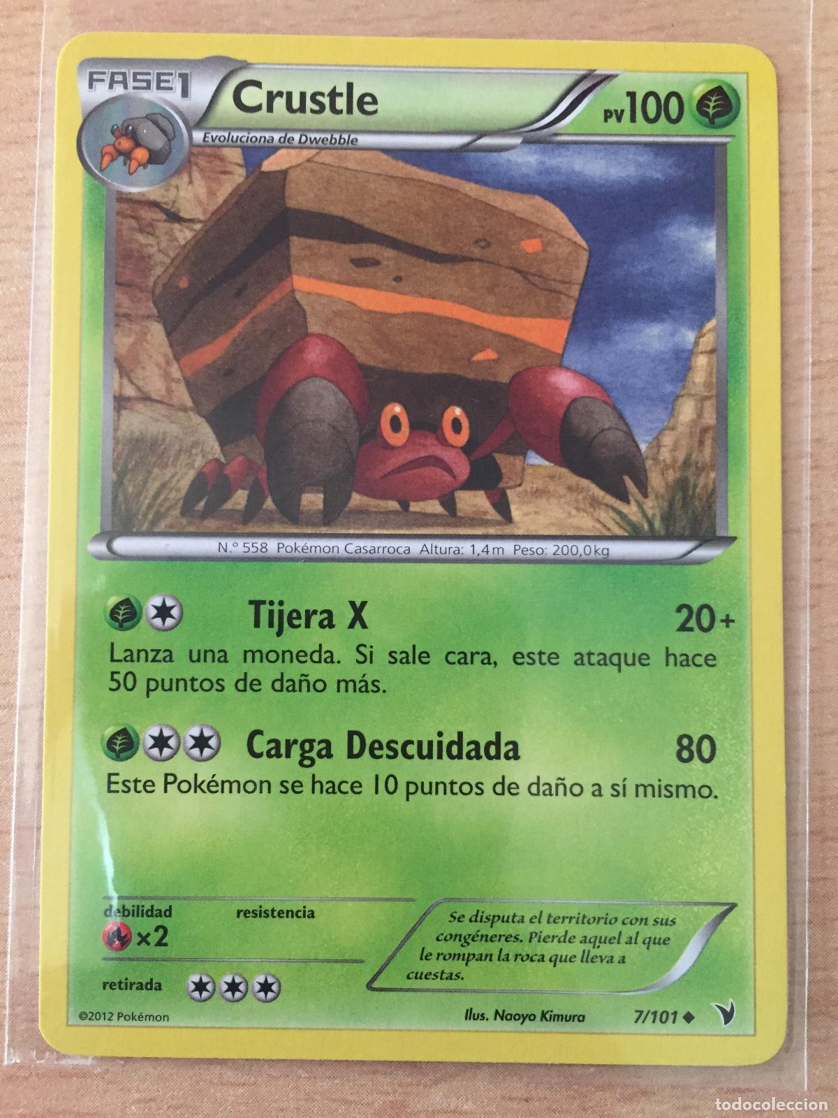Trading cards: 2012 - CRUSTLE - POKEMON - Foto 1