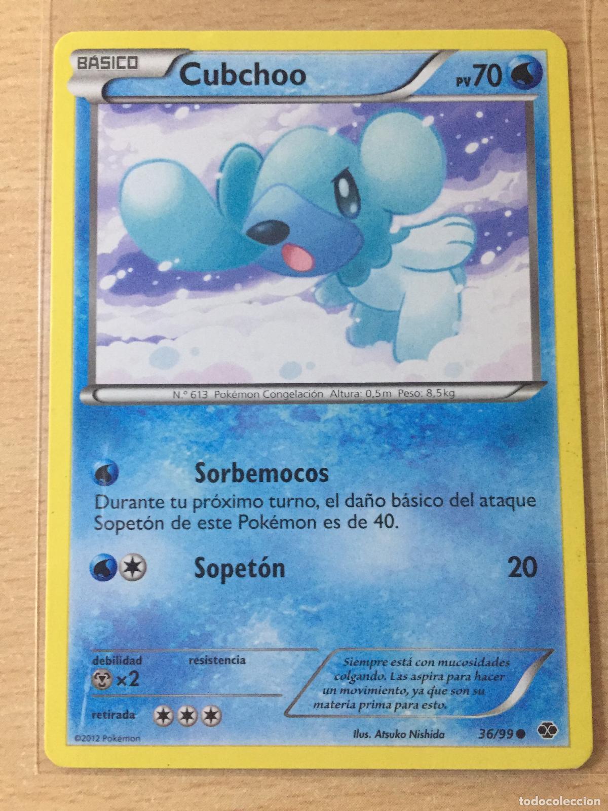 Trading cards: 2012 - CUBCHOO - POKEMON - Foto 1