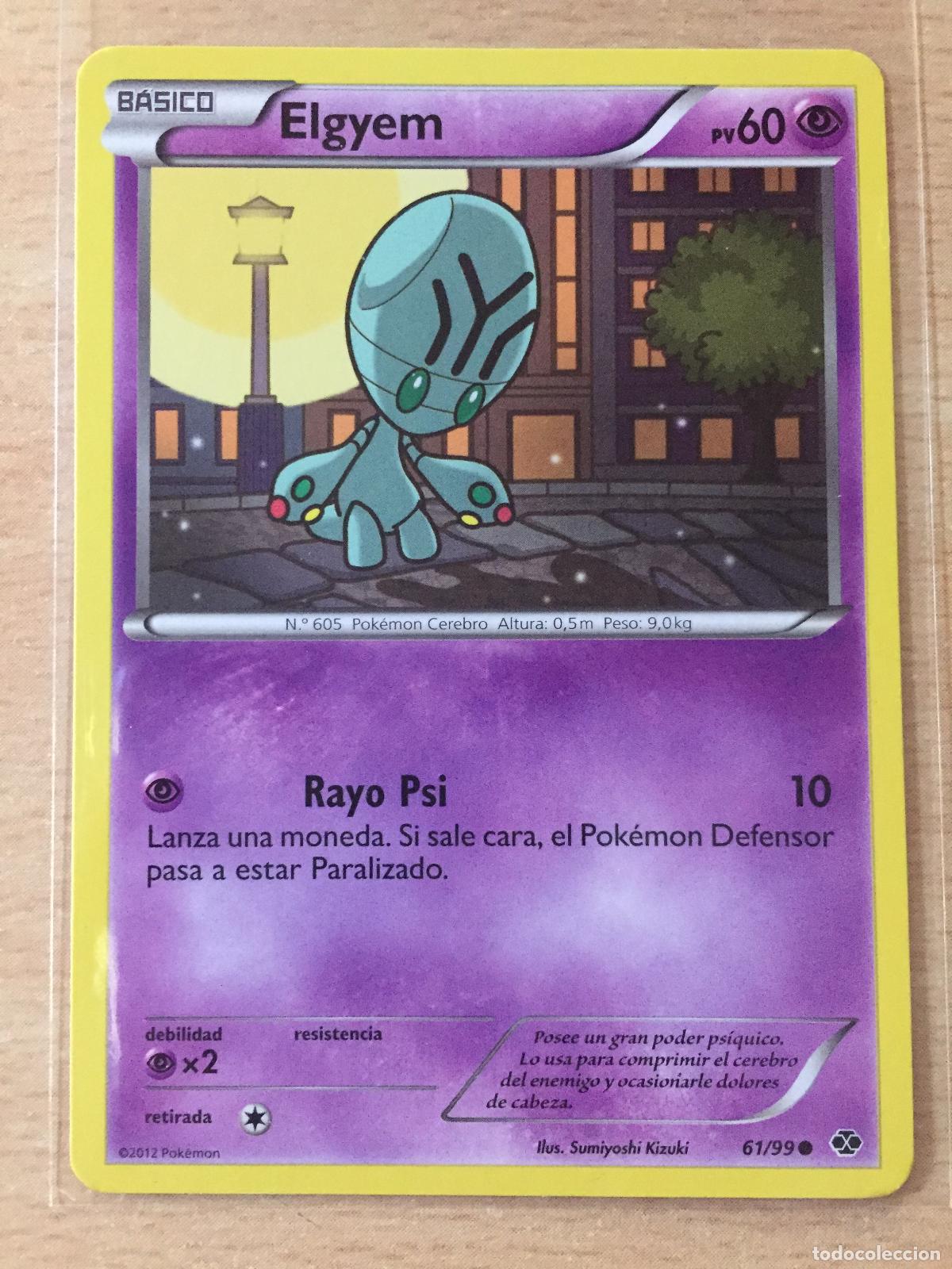 Trading cards: 2012 - ELGYEM - POKEMON - Foto 1
