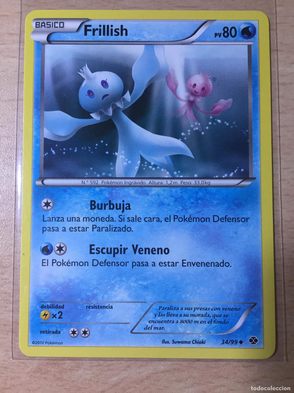 Trading cards: 2012 - FRILLISH - POKEMON - Foto 1