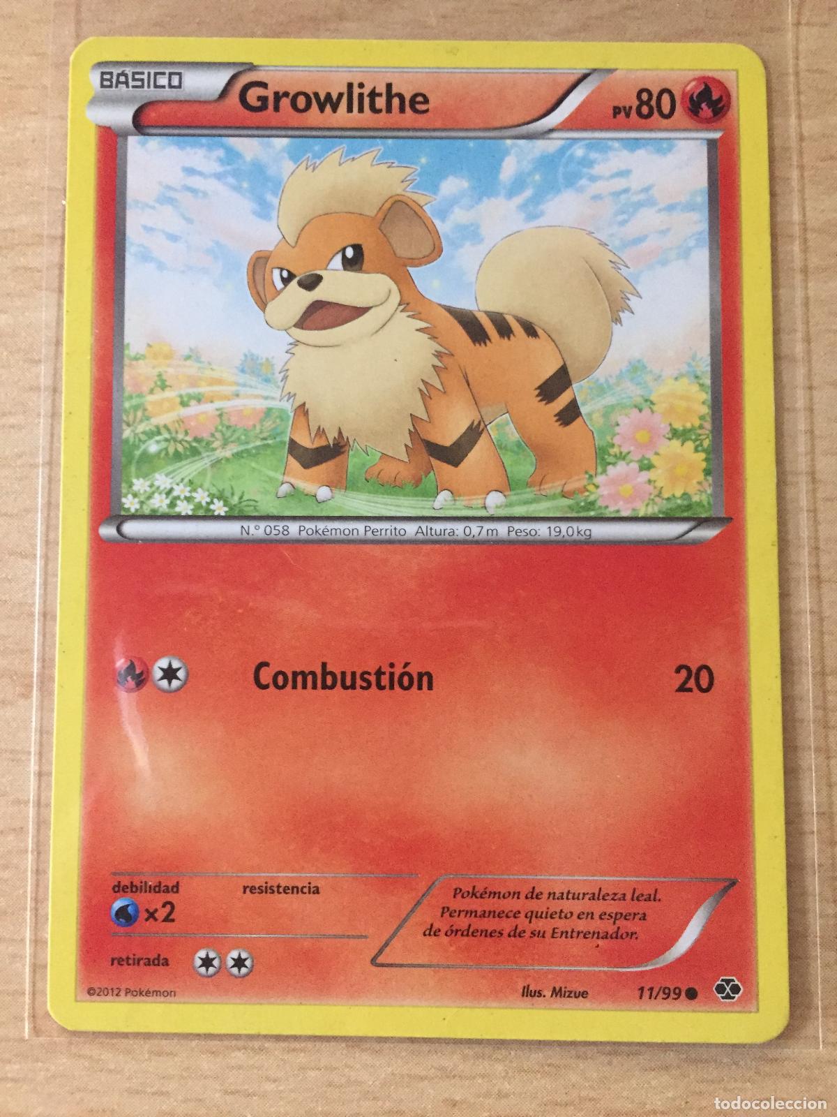 Trading cards: 2012 - GROWLITHE - POKEMON - Foto 1