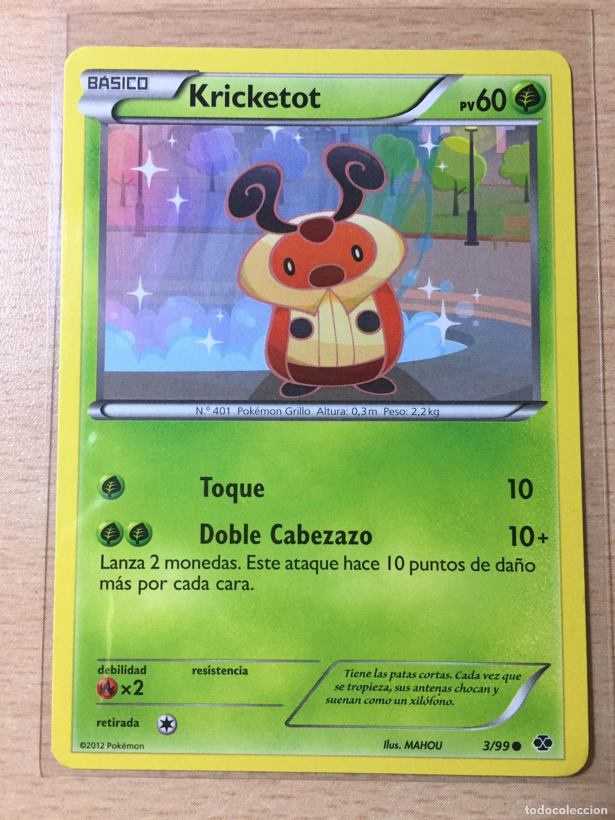 Trading cards: 2012 - KRICKETOT - POKEMON - Foto 1