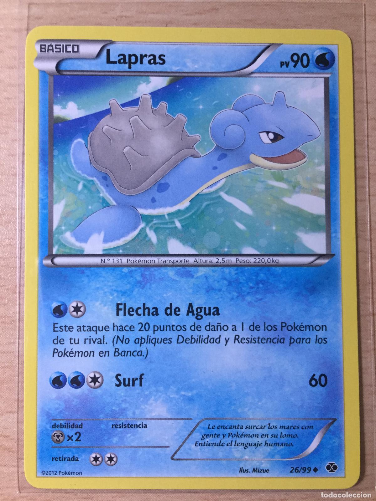 Trading cards: 2012 - LAPRAS - POKEMON - Foto 1