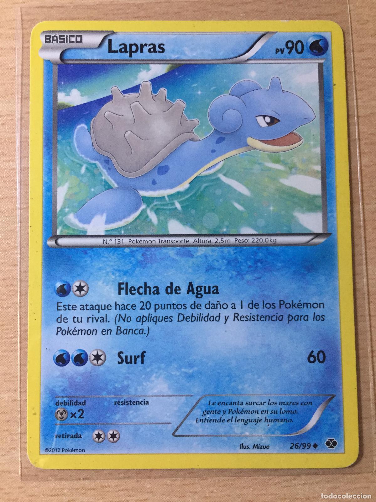 Trading cards: 2012 - LAPRAS - POKEMON - Foto 1