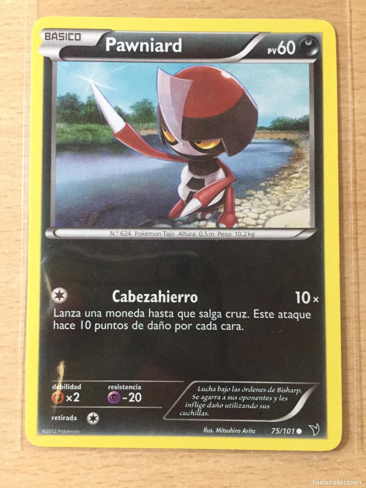Trading cards: 2012 - PAWNIARD - POKEMON - Foto 1