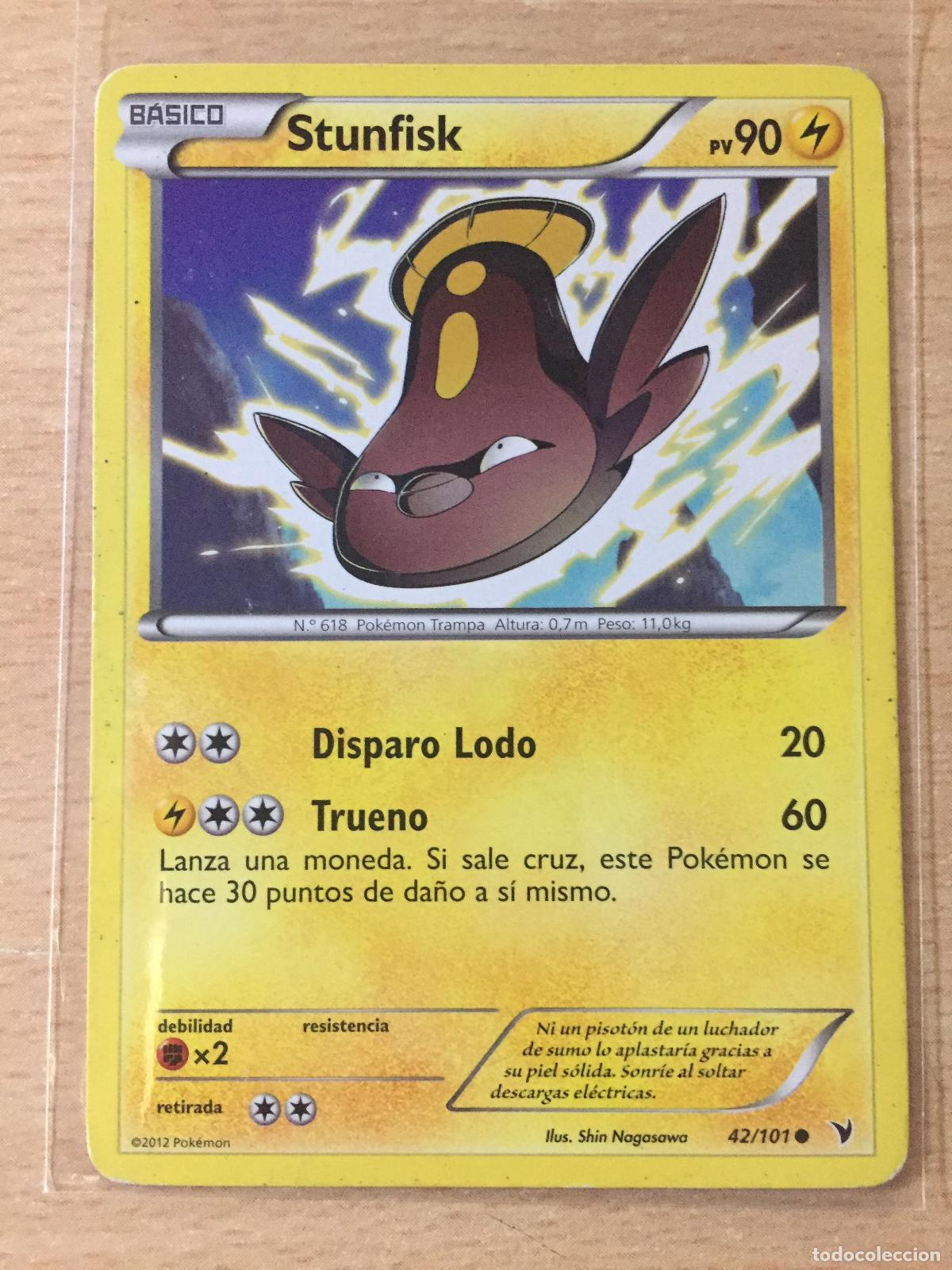 Trading cards: 2012 - STUNFISK - POKEMON - Foto 1