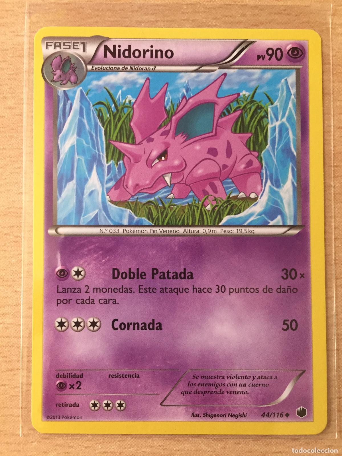 Trading cards: 2013 - NIDORINO - POKEMON - Foto 1