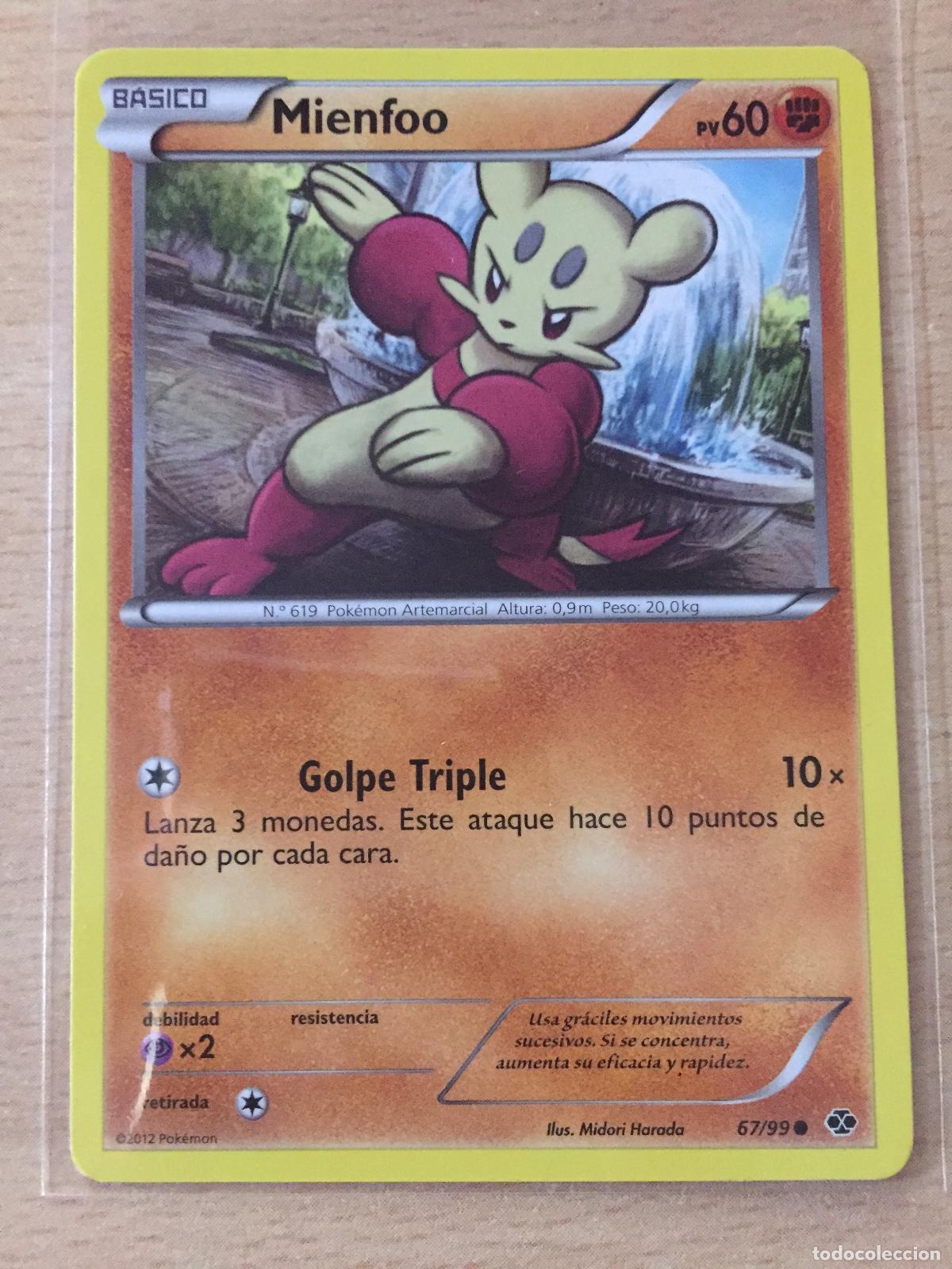 Trading cards: 2012 - MIENFOO - POKEMON - Foto 1