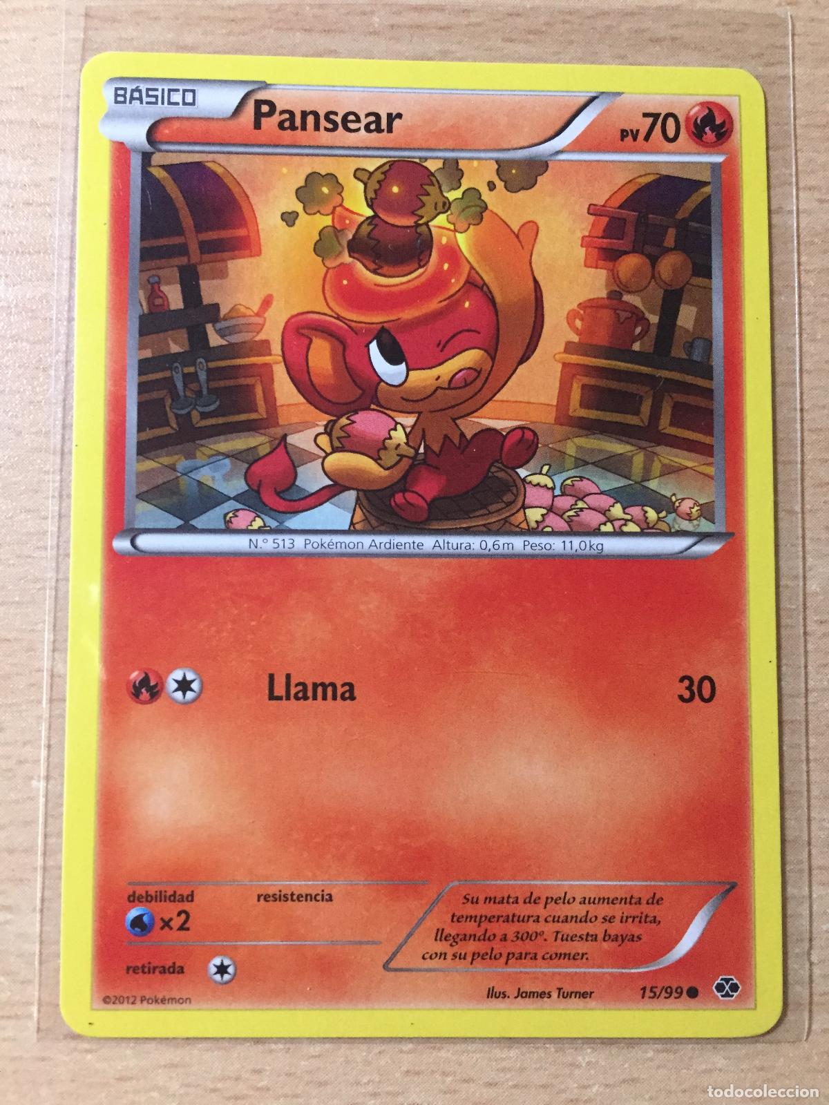 Trading cards: 2012 - PANSEAR - POKEMON - Foto 1