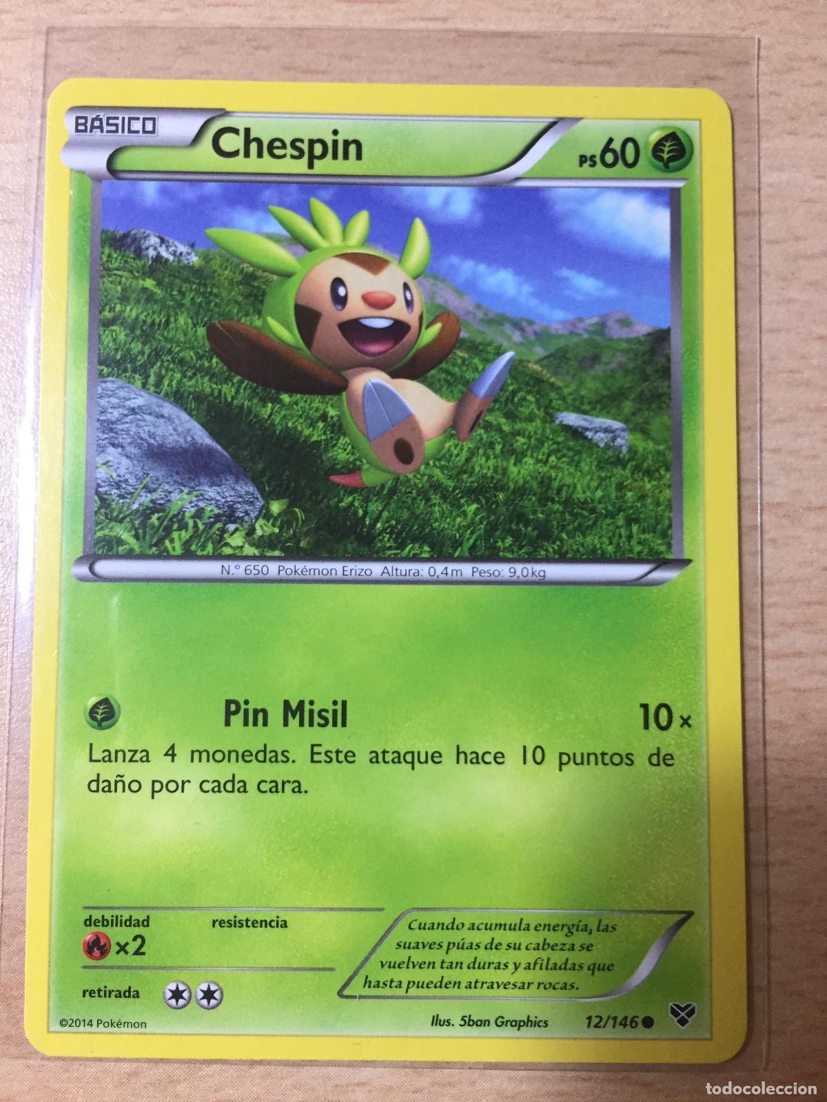 Trading cards: 2014 - CHESPIN - POKEMON - Foto 1