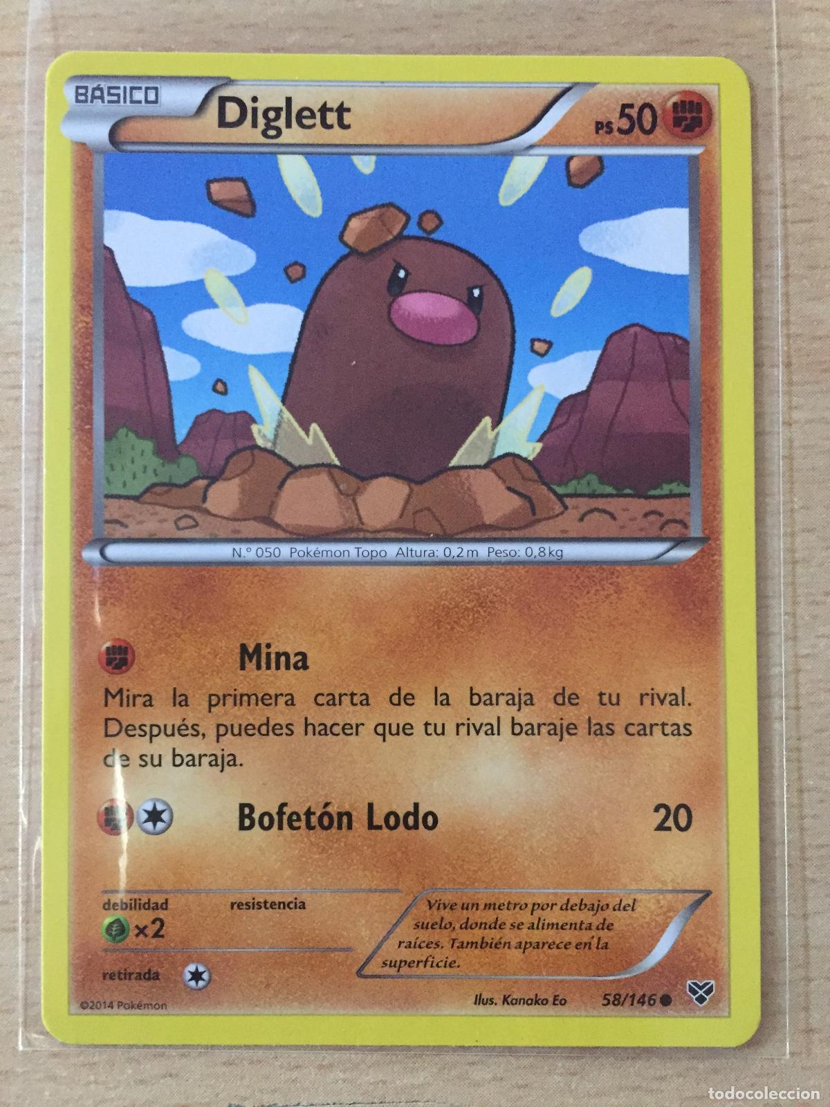 Trading cards: 2014 - DIGLETT - POKEMON - Foto 1
